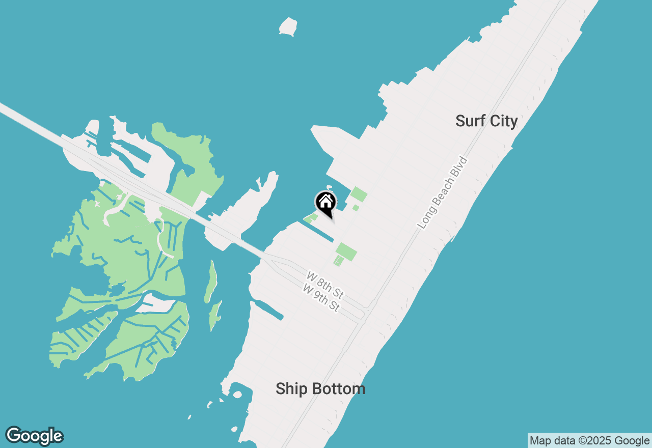 Map of 339 W 4th Street, Ship Bottom, NJ 08008