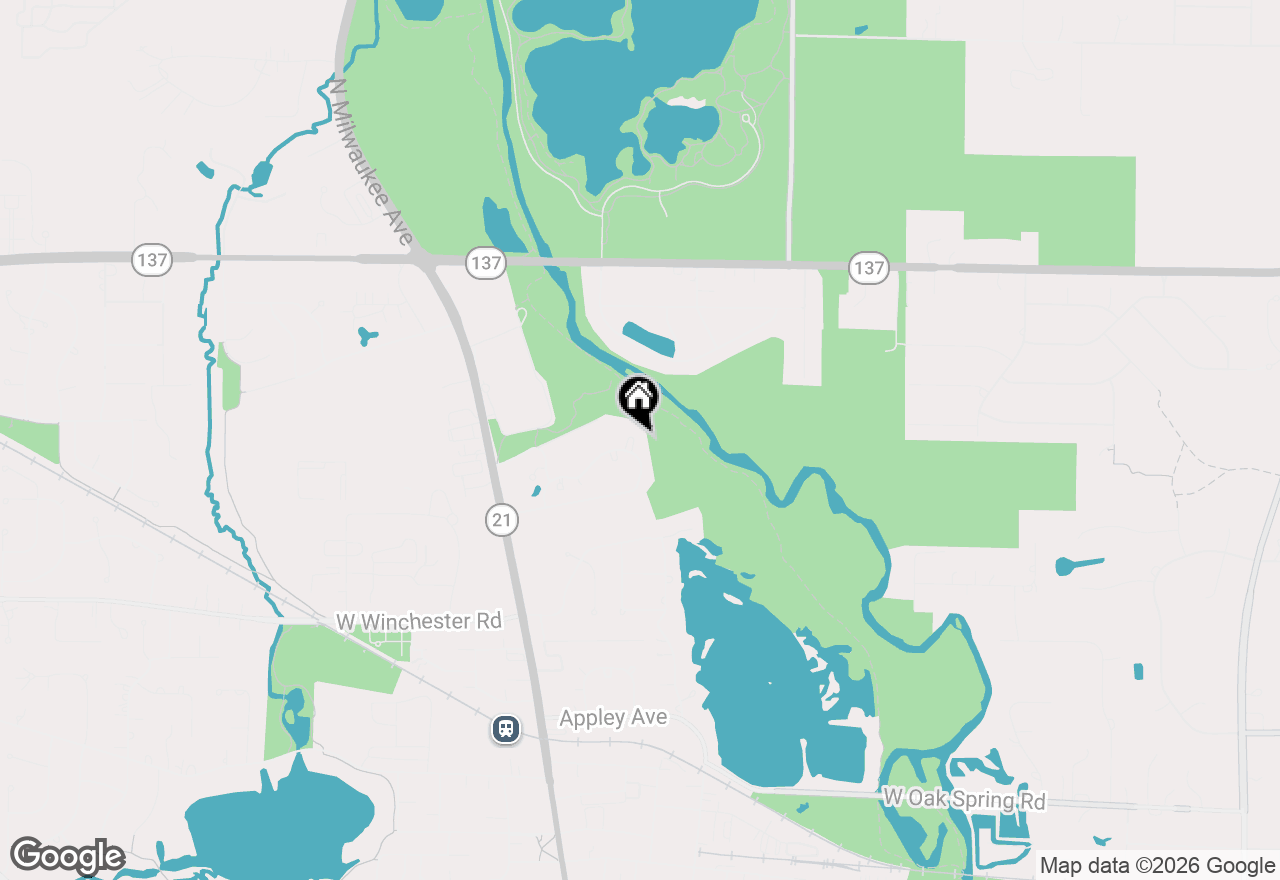 Map of 327 Carriage Hill Circle, Libertyville, IL 60048