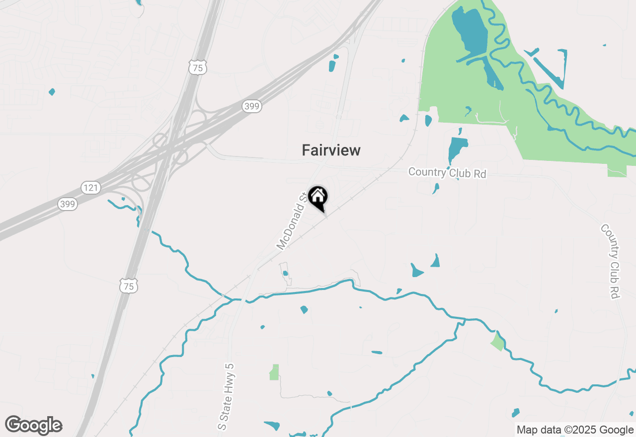 Map of 454 Madison Avenue, Fairview, TX 75069