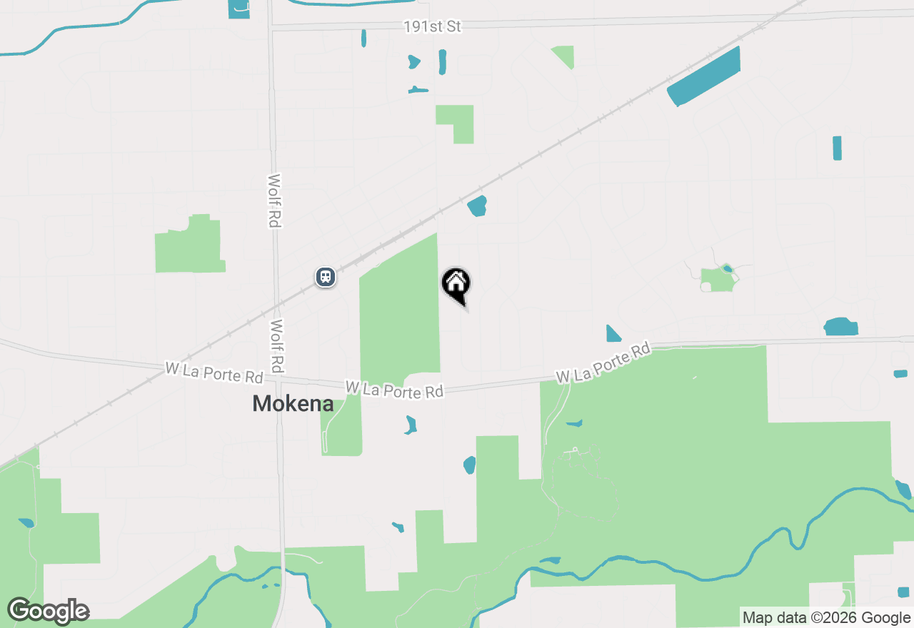 Map of 19826 Therese Lane, Mokena, IL 60448