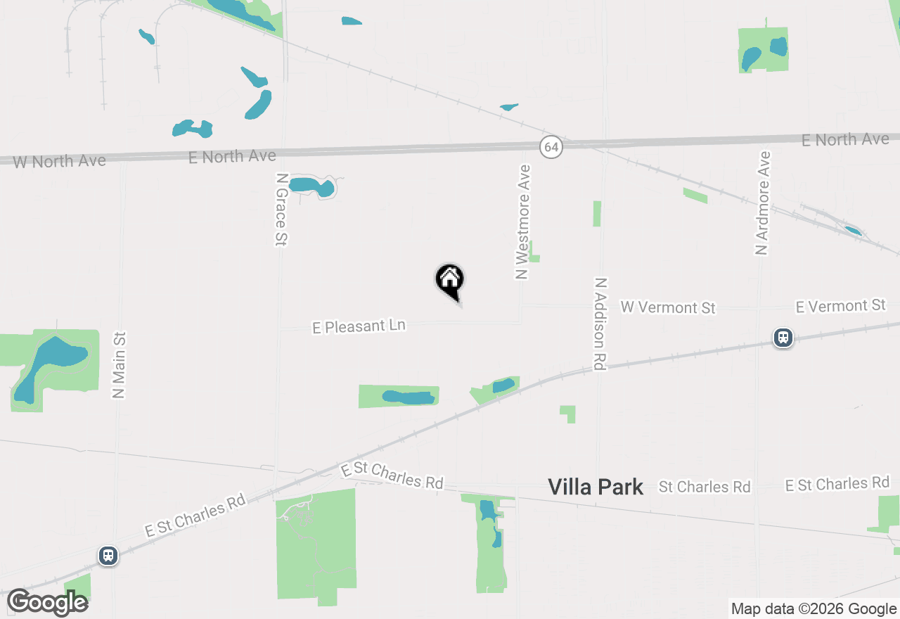 Map of 743 W Vermont Street, Villa Park, IL 60181