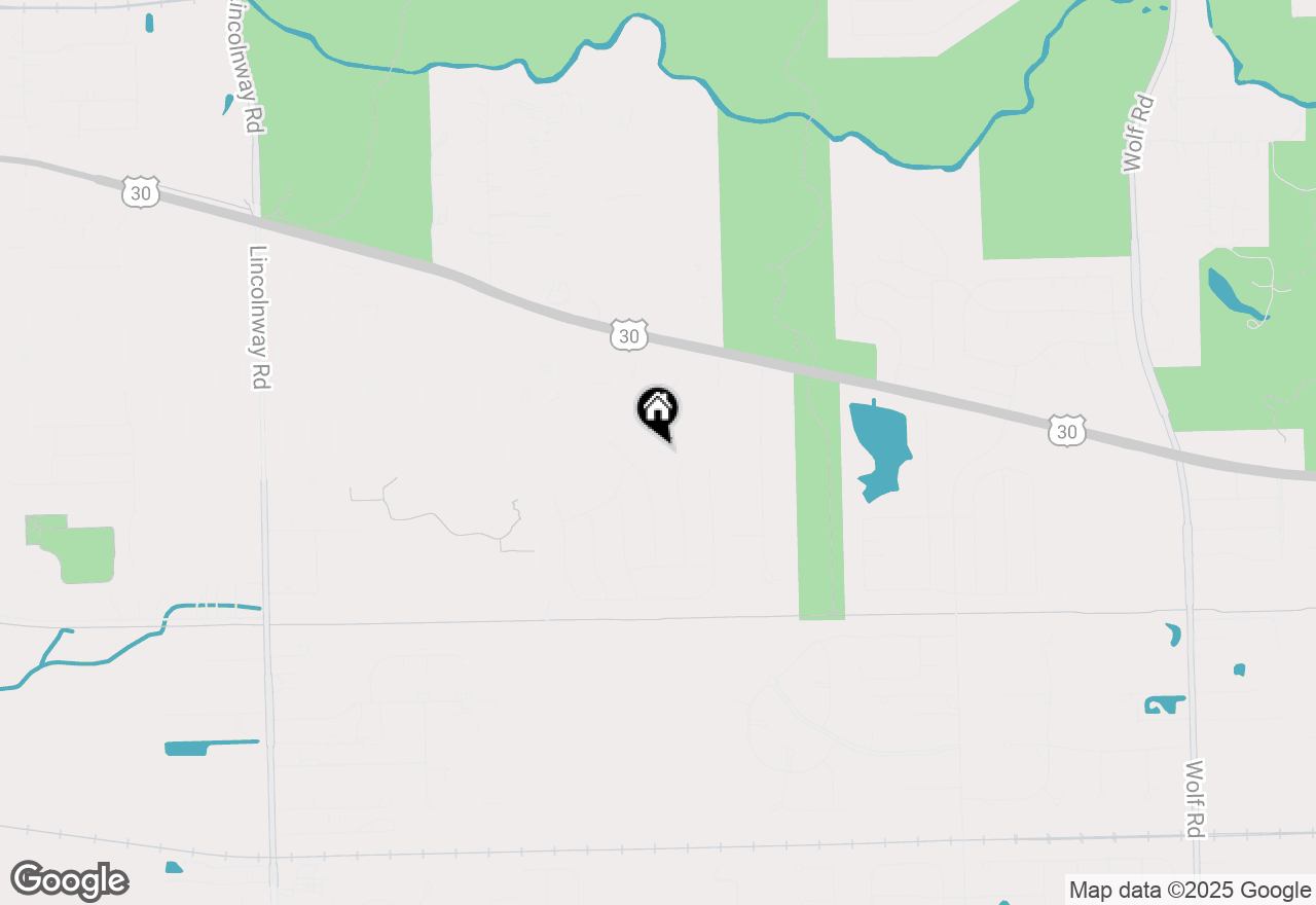 Map of 2870 Gannet Lane, New Lenox, IL 60451