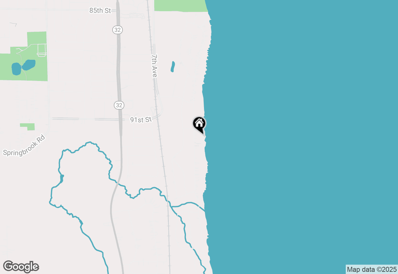 Map of 9155 Lakeshore Dr, Pleasant Prairie, WI 53158