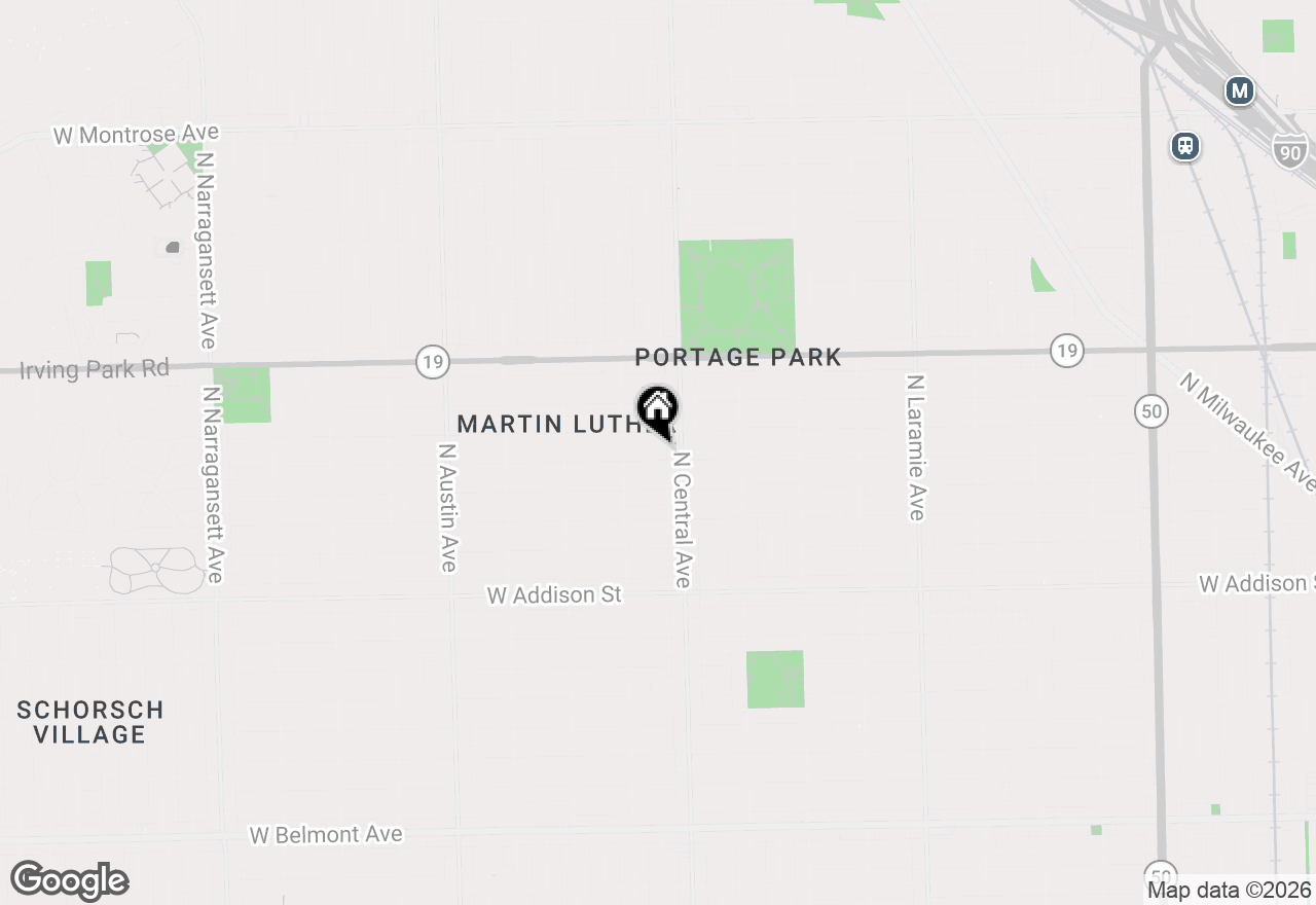 Map of 5623 W Berenice Avenue, Chicago, IL 60634