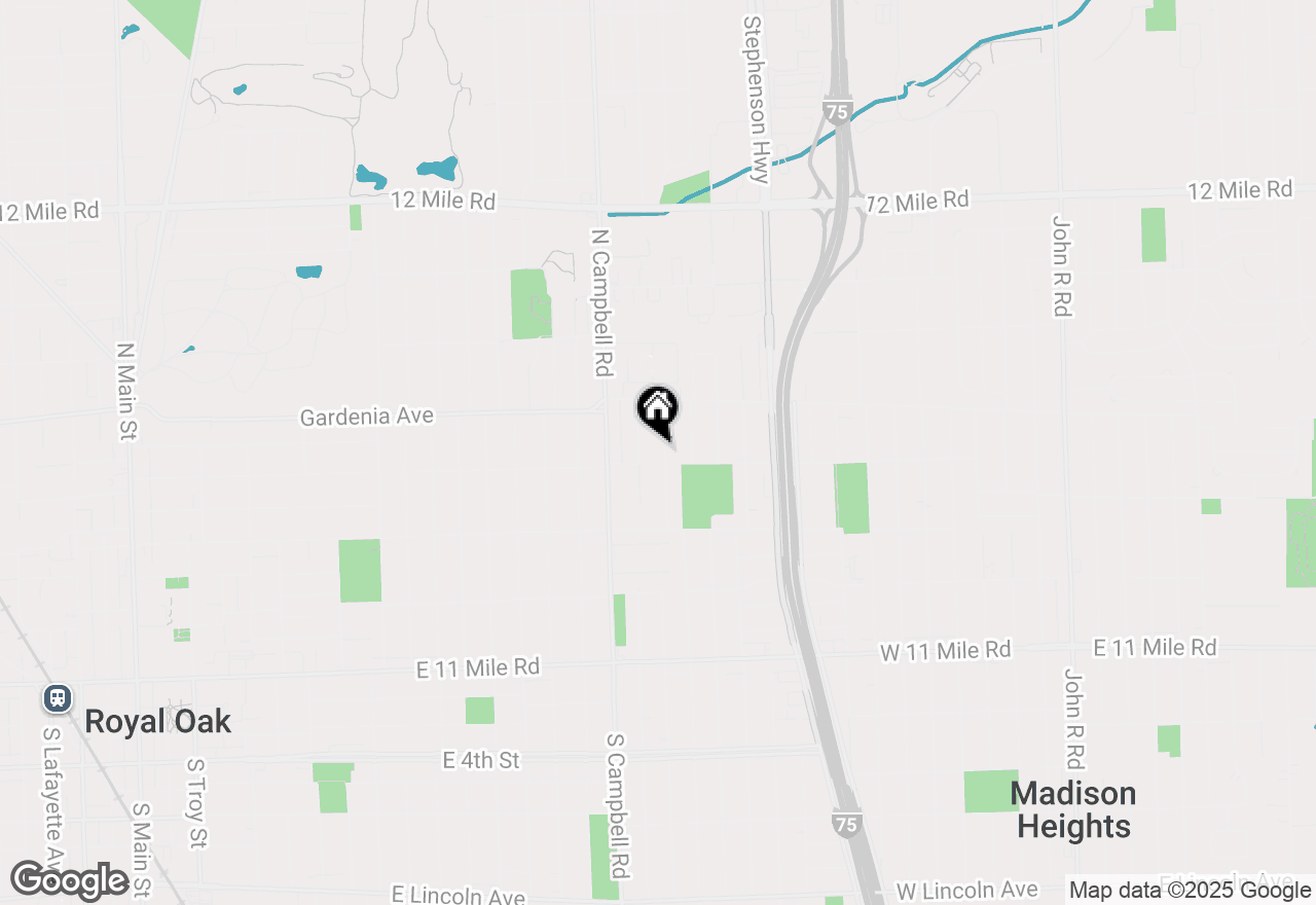 Map of 809 N Dorchester Avenue, Royal Oak, MI 48067