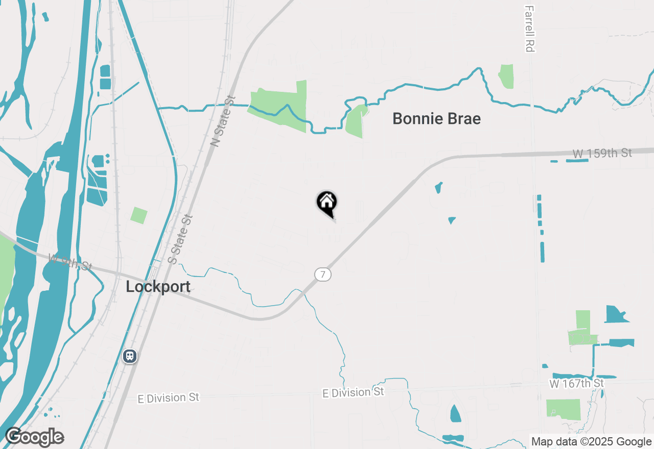 Map of 607 Gloria Street, Lockport, IL 60441