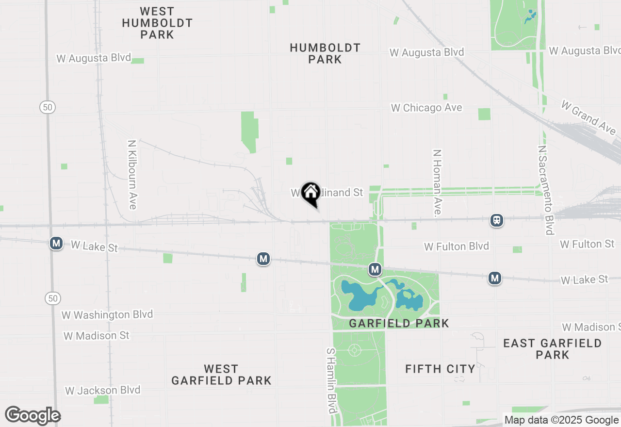 Map of 414 N Avers Avenue, Chicago, IL 60624