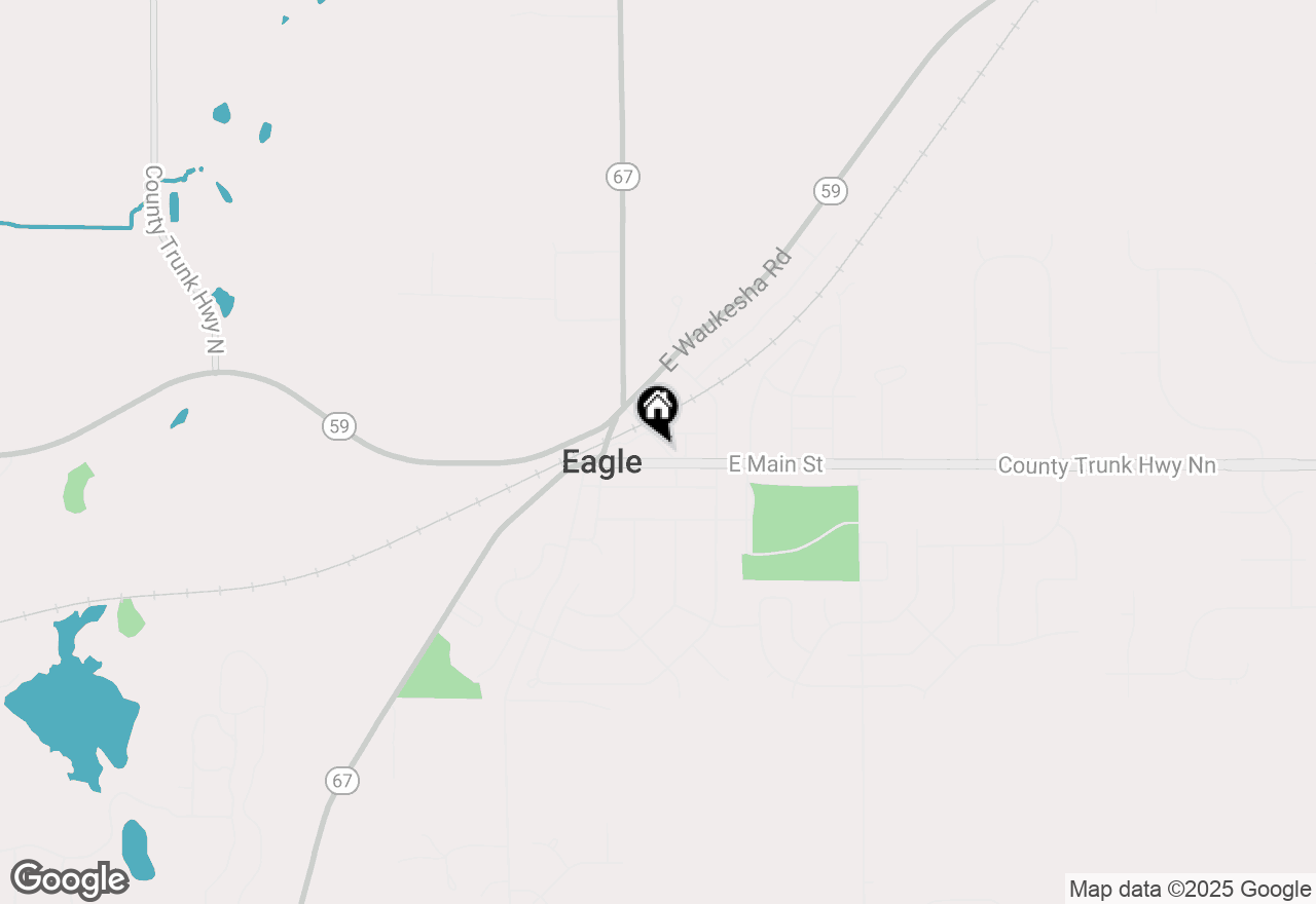 Map of 224 E Main St, Eagle, WI 53119