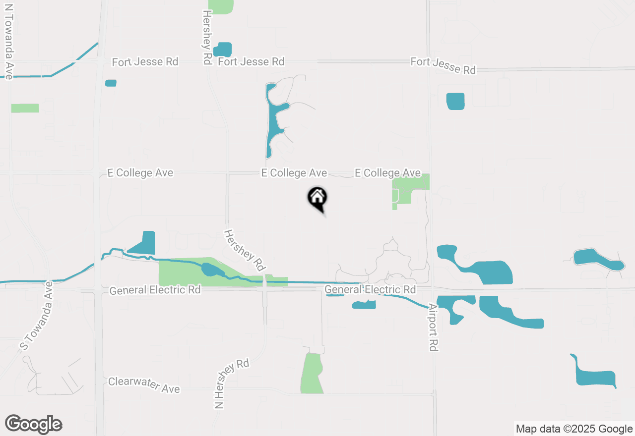 Map of 2105 Berrywood Lane, Bloomington, IL 61704