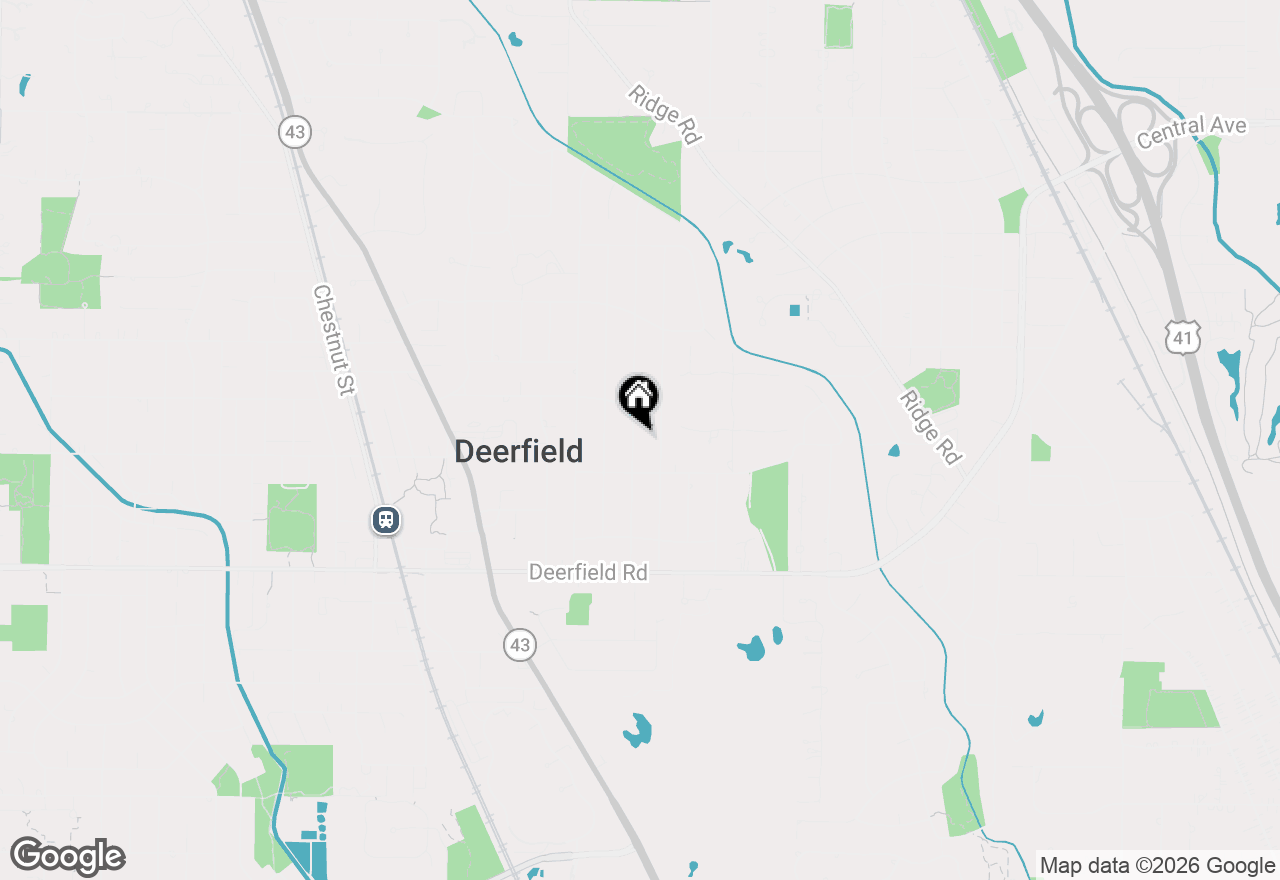 Map of 1033 Kenton Road, Deerfield, IL 60015