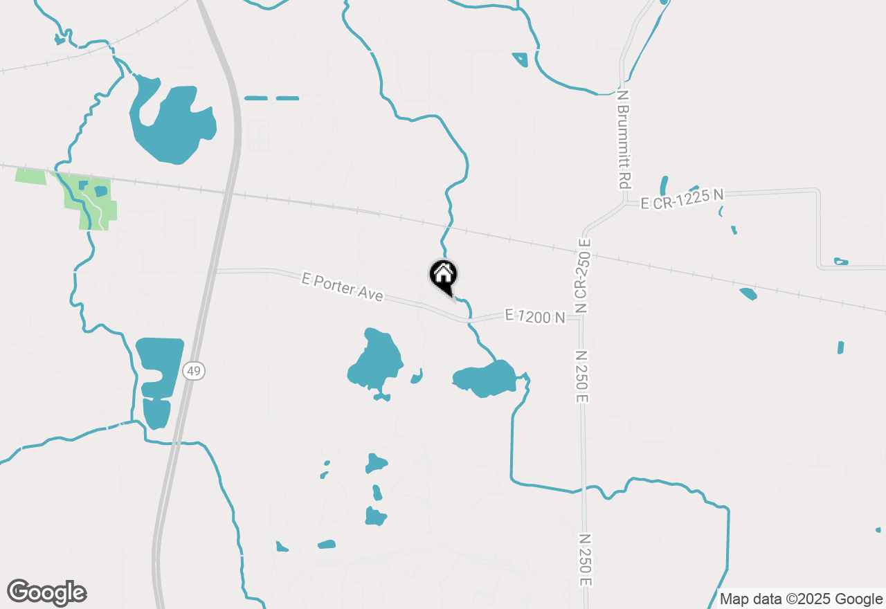 Map of 1615 Melanie Lane, Chesterton, IN 46304