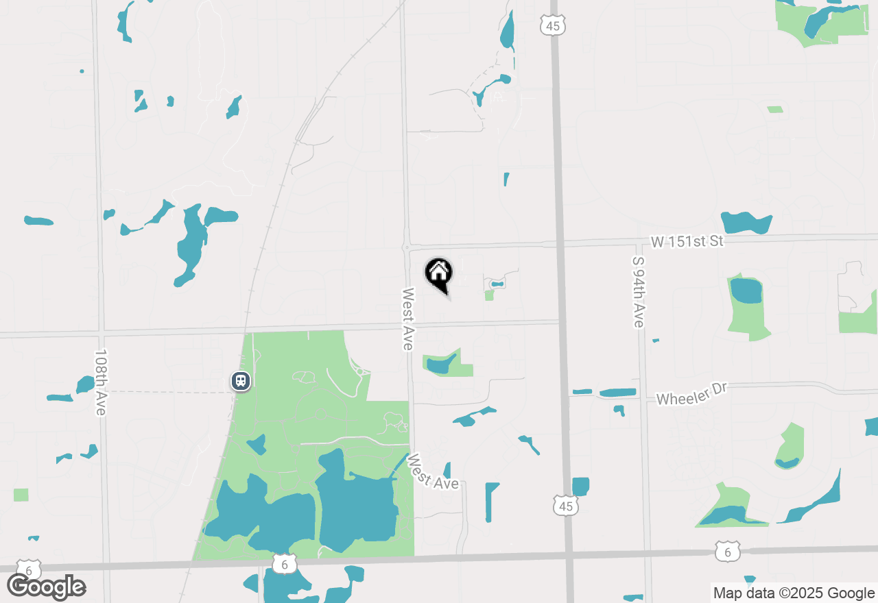 Map of 9935 El Cameno Real Drive #1A, Orland Park, IL 60462