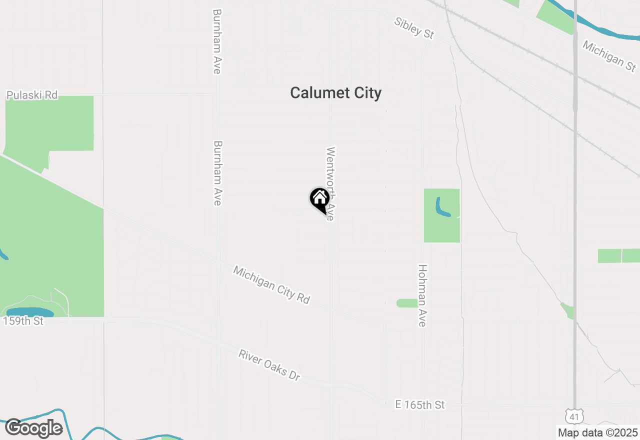 Map of 217 Mason Street, Calumet City, IL 60409