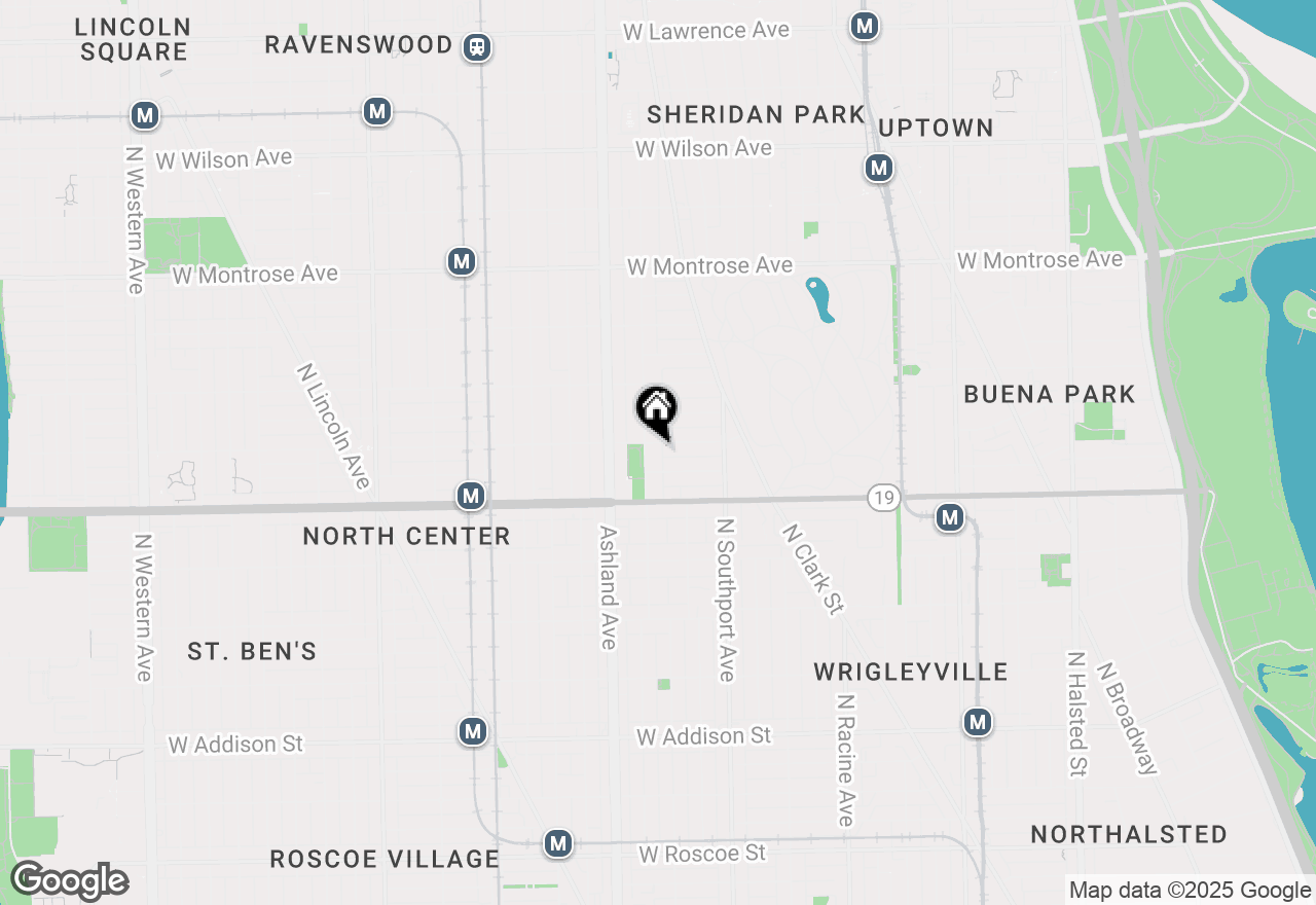 Map of 4053 N Greenview Avenue #2, Chicago, IL 60613