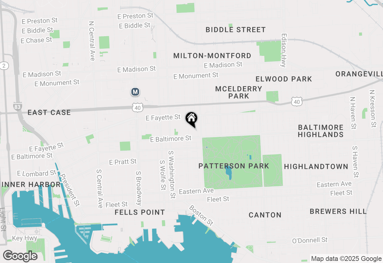 Map of 18 Collington Avenue N, Baltimore, MD 21231