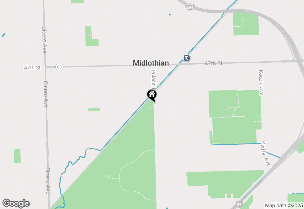 Map of 14970 Pulaski Road #5, Midlothian, IL 60445