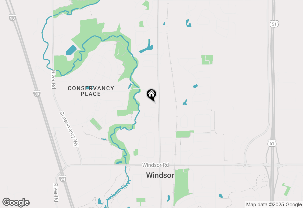 Map of 6890 Tuscan Ridge Circle, Deforest, WI 53532