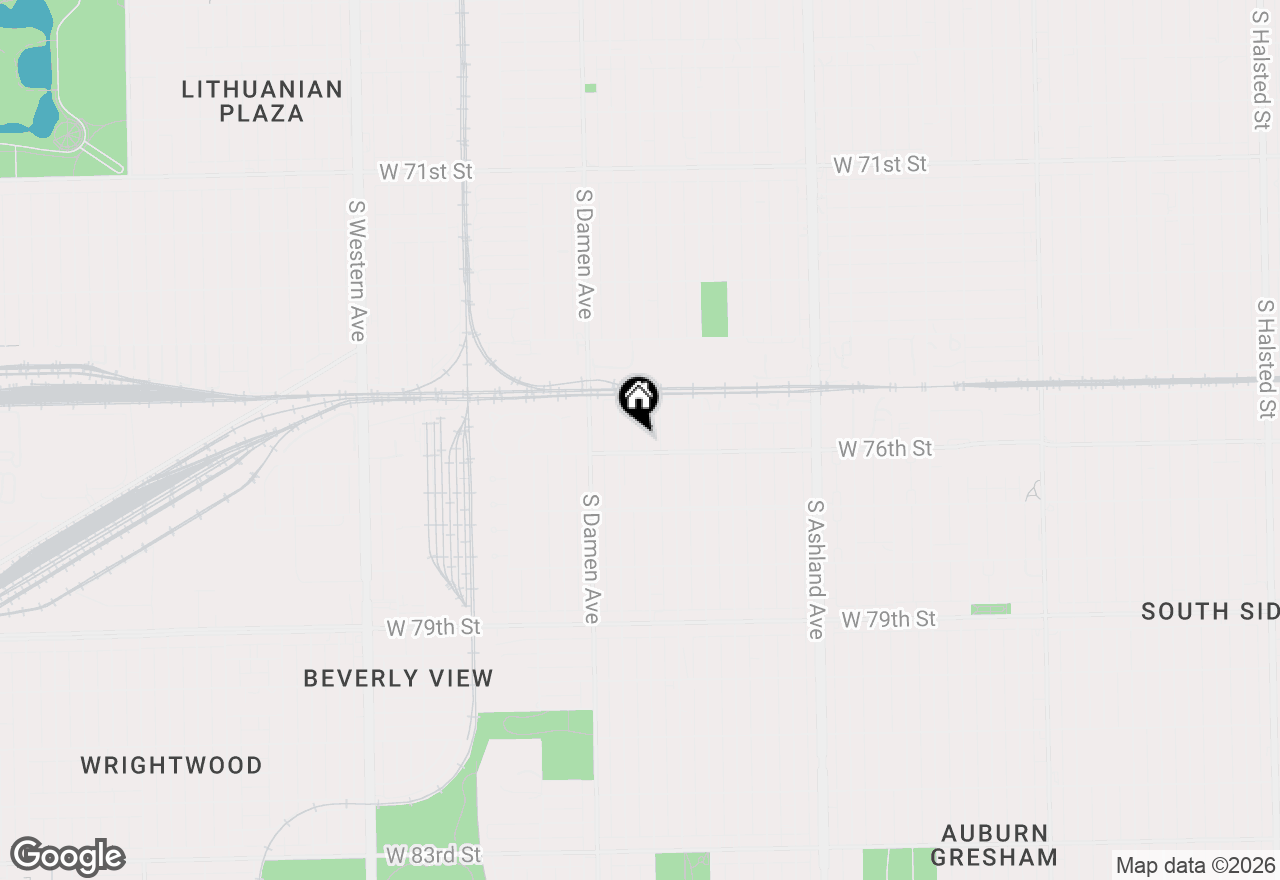 Map of 7546 S Wolcott Avenue, Chicago, IL 60620