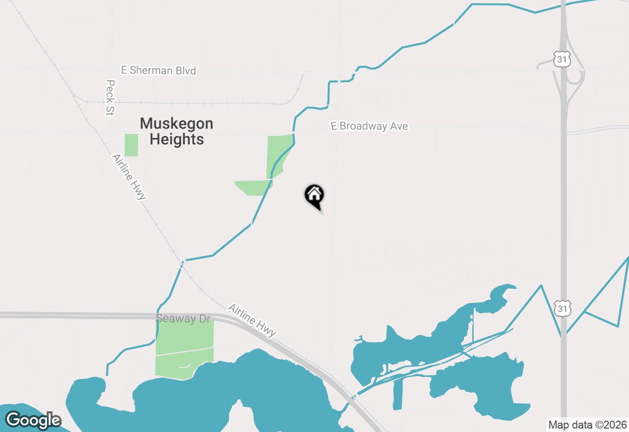 Map of 3127 Woodcliffe Drive, Muskegon, MI 49444