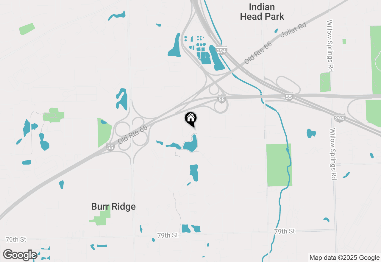 Map of 7258 Lakeside (lot 39) Circle, Burr Ridge, IL 60527
