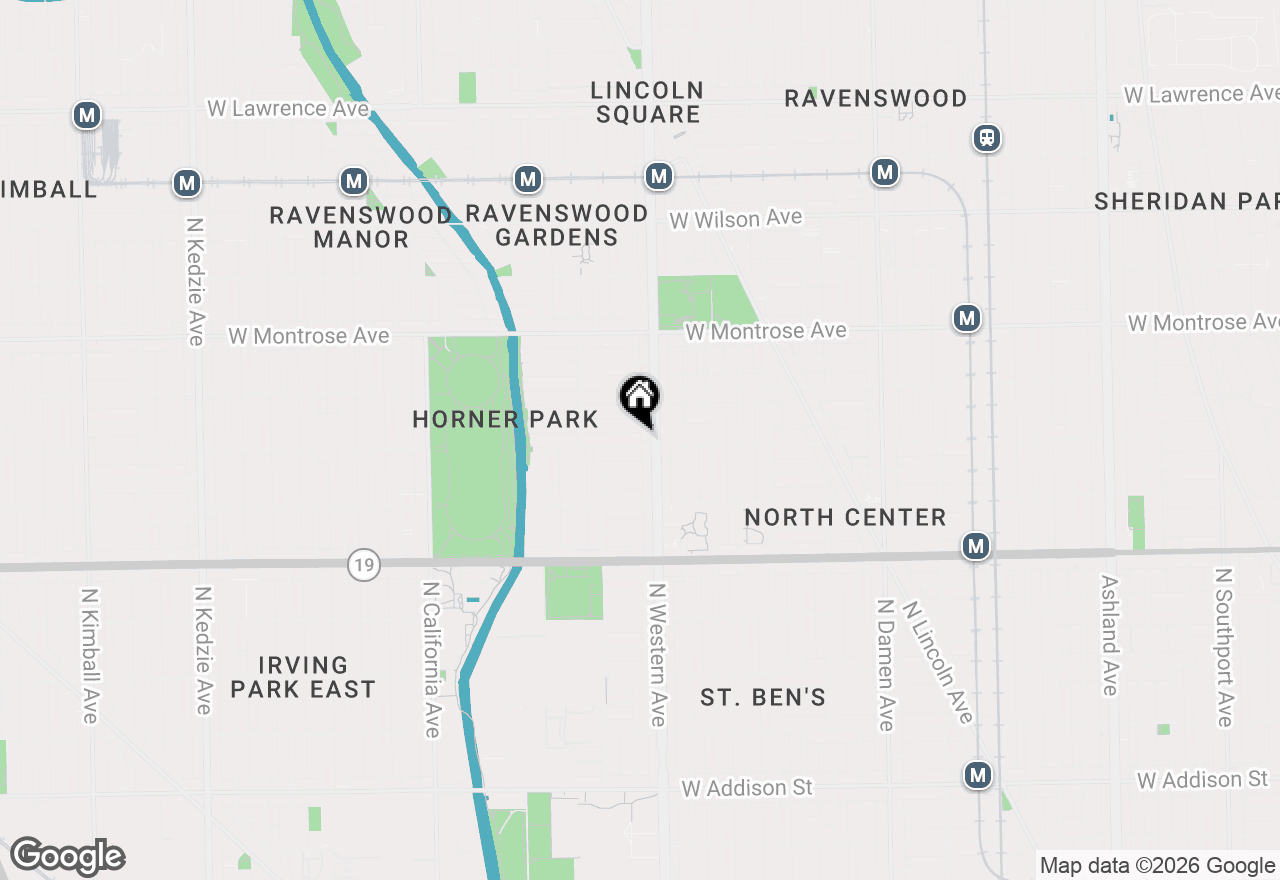 Map of 2414 W Berteau Avenue, Chicago, IL 60618