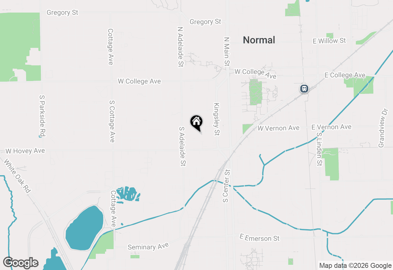Map of 803 Osage Street, Normal, IL 61761