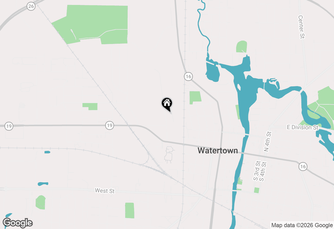 Map of 217 Fremont St, Watertown, WI 53098