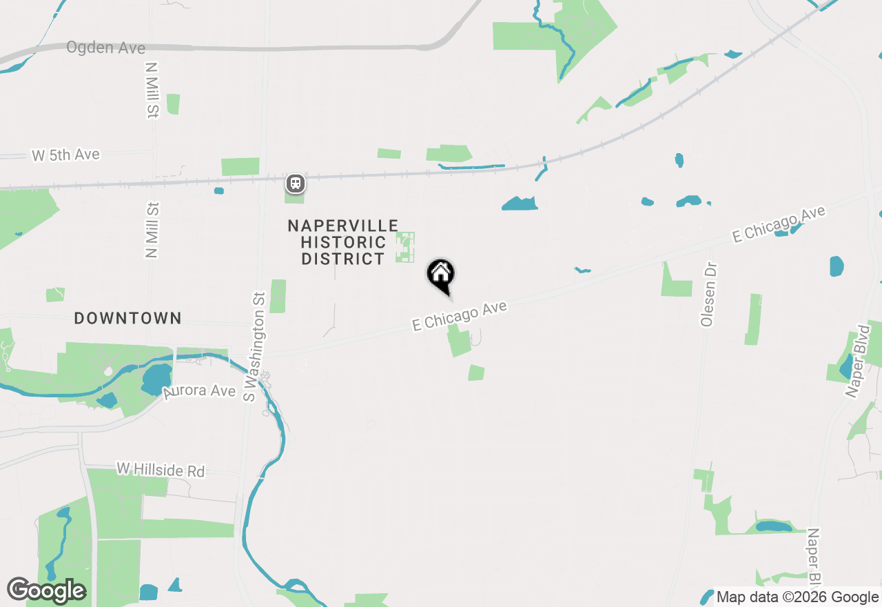 Map of 30 S Julian Street, Naperville, IL 60540