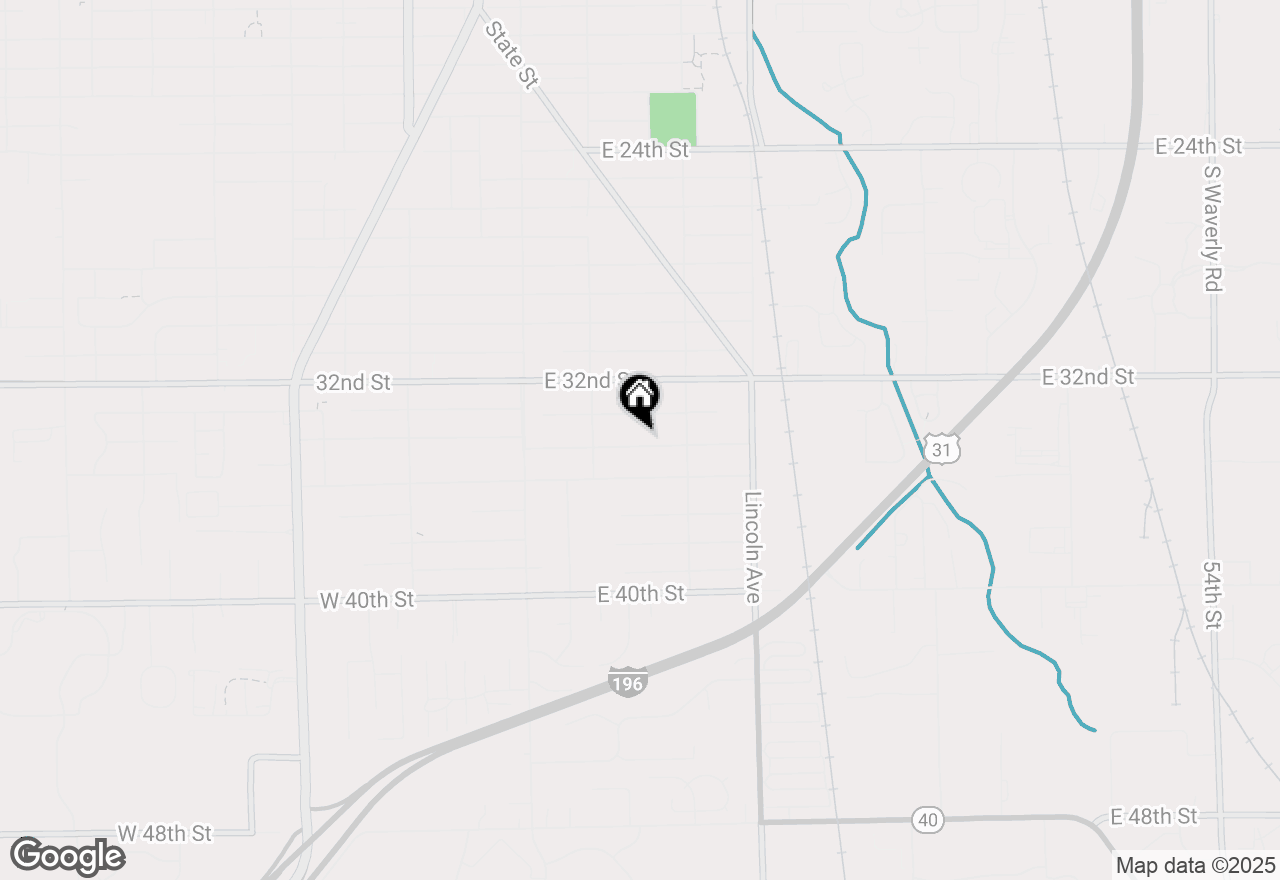 Map of 109 E 34th Street, Holland, MI 49423