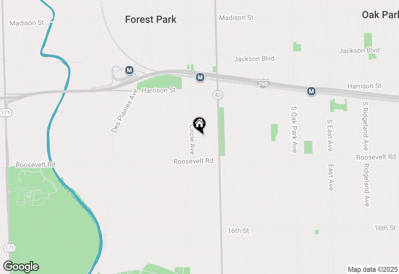 Map of 1031 Marengo Avenue, Forest Park, IL 60130