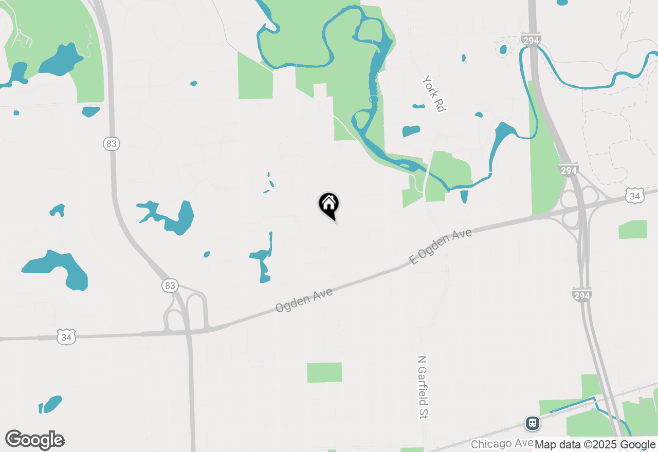 Map of 401 Birchwood Road, Hinsdale, IL 60521