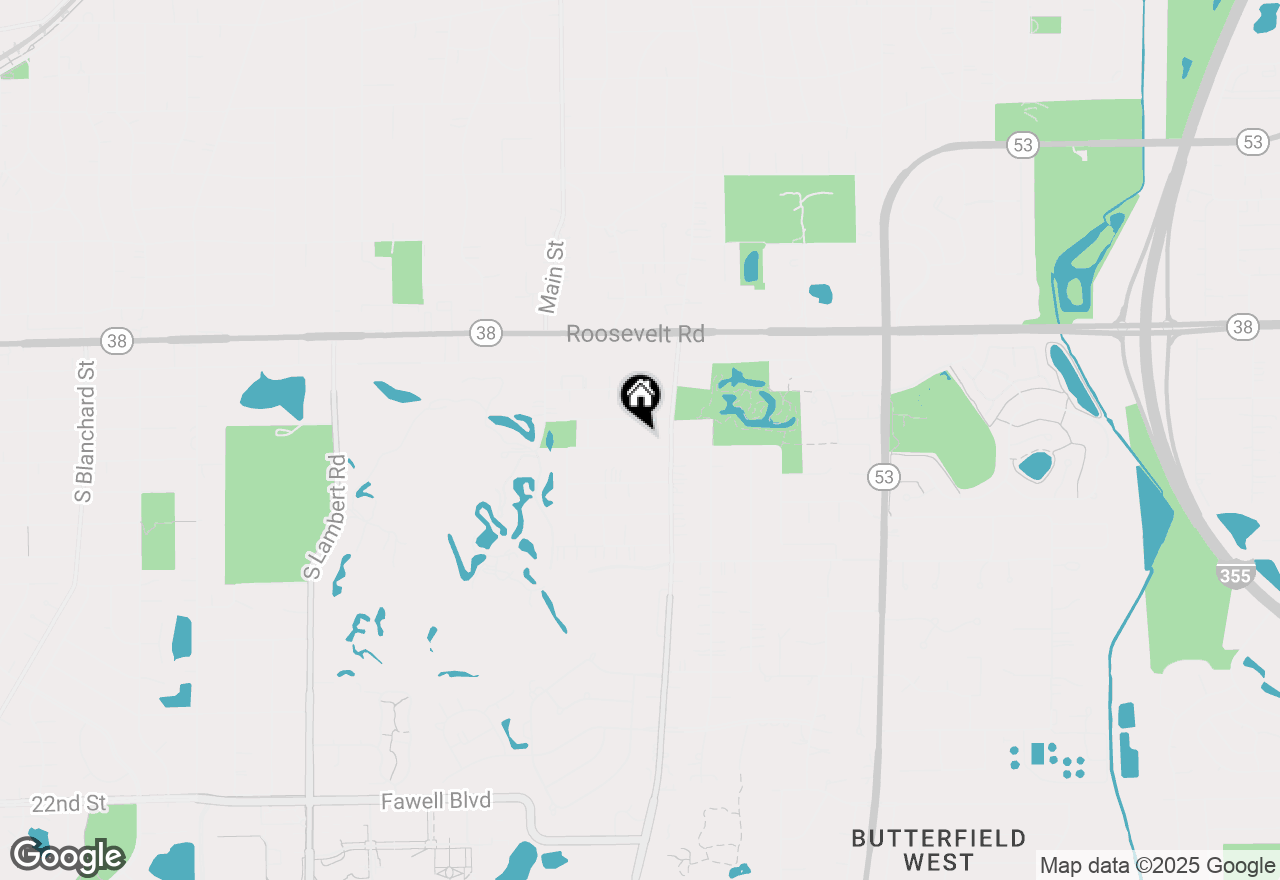 Map of 588 Harding Avenue, Glen Ellyn, IL 60137