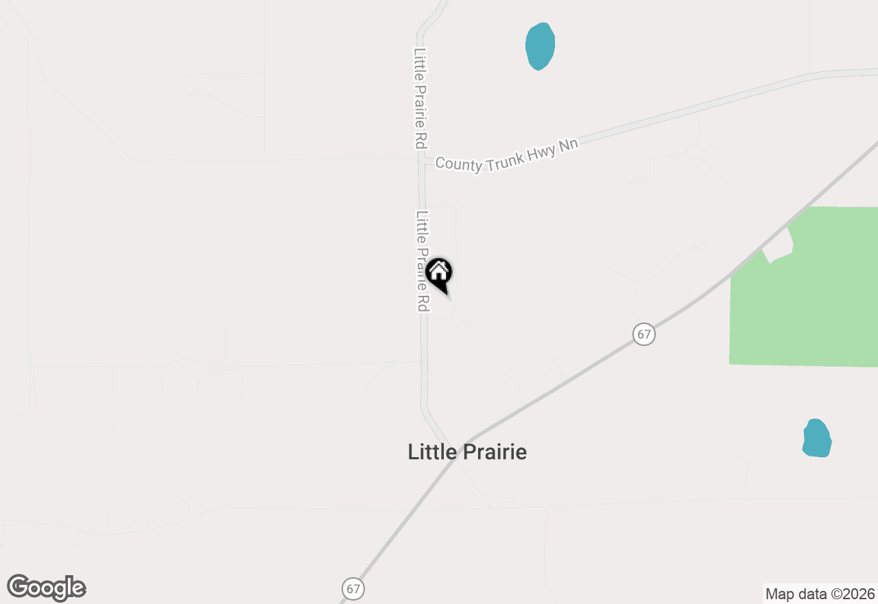 Map of W399S10935 Connor Dr, Eagle, WI 53119