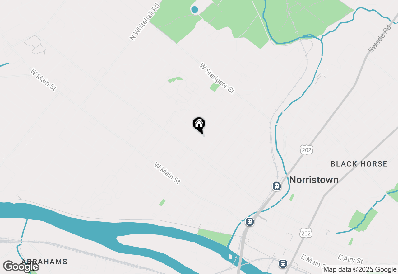 Map of 637 Hamilton Street, Norristown, PA 19401