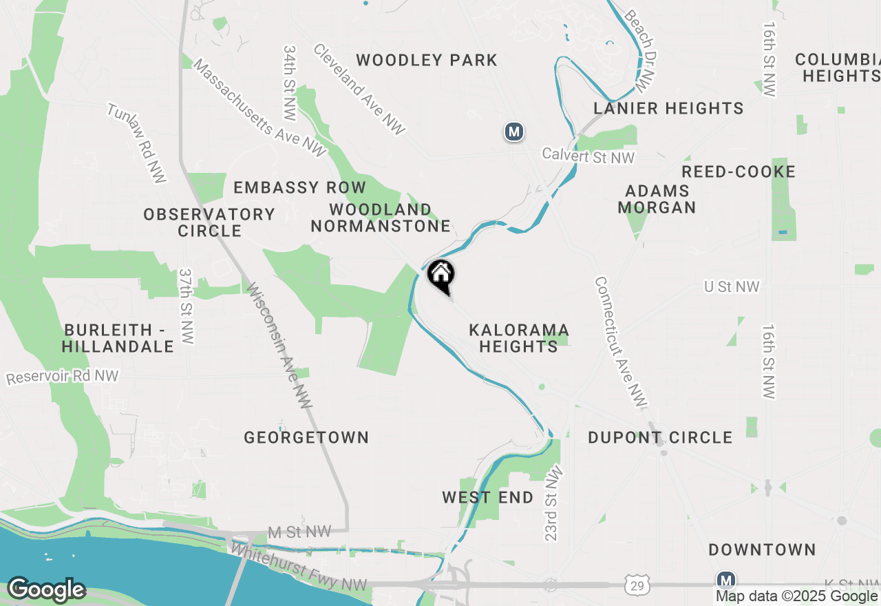 Map of 2540 Massachusetts Avenue Nw #306, Washington, DC 20008