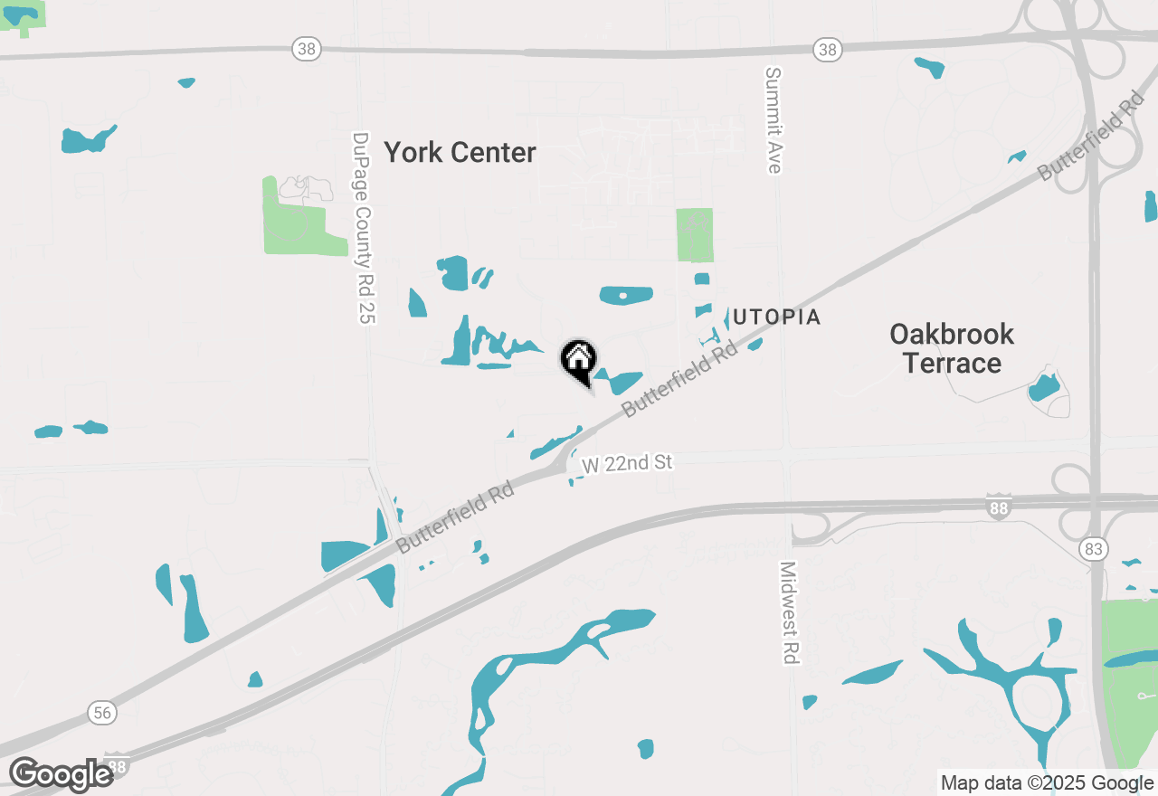 Map of 320 Renaissance Boulevard, Oakbrook Terrace, IL 60181