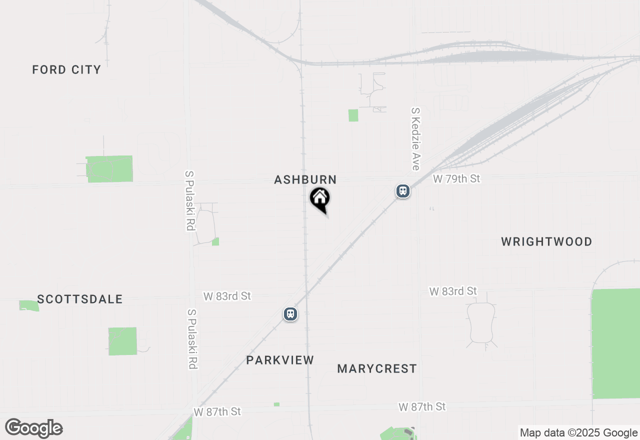 Map of 3526 W 80th Place, Chicago, IL 60652