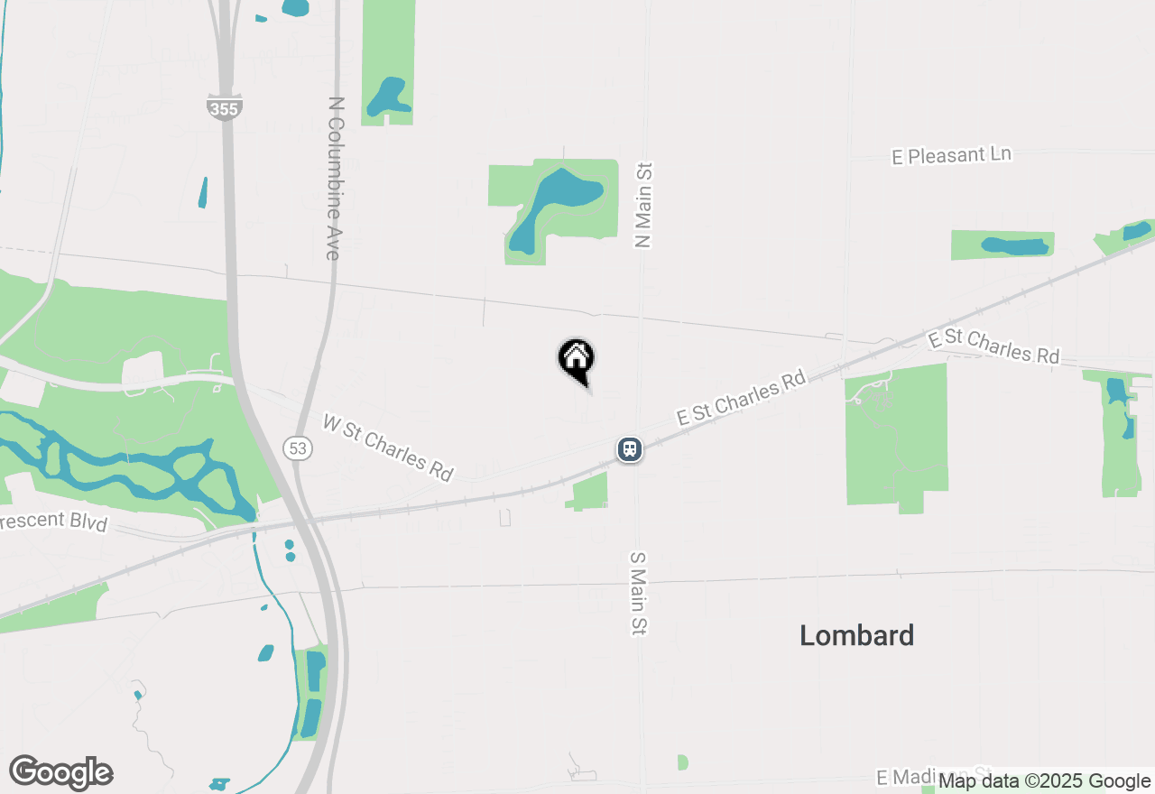 Map of 45 Orchard Terrace #7, Lombard, IL 60148