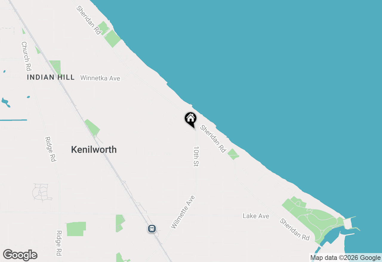 Map of 99 Tudor Place, Kenilworth, IL 60043