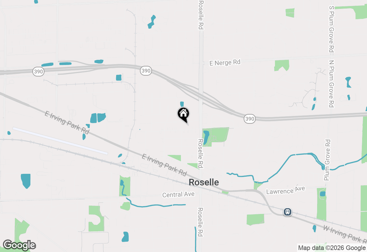 Map of 409 Marion Street, Roselle, IL 60172