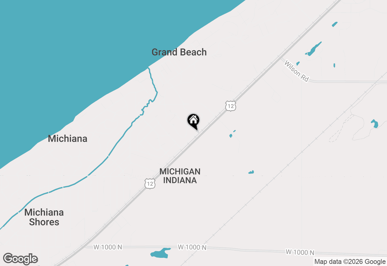 Map of 46351 Grand Beach Road, New Buffalo, MI 49117