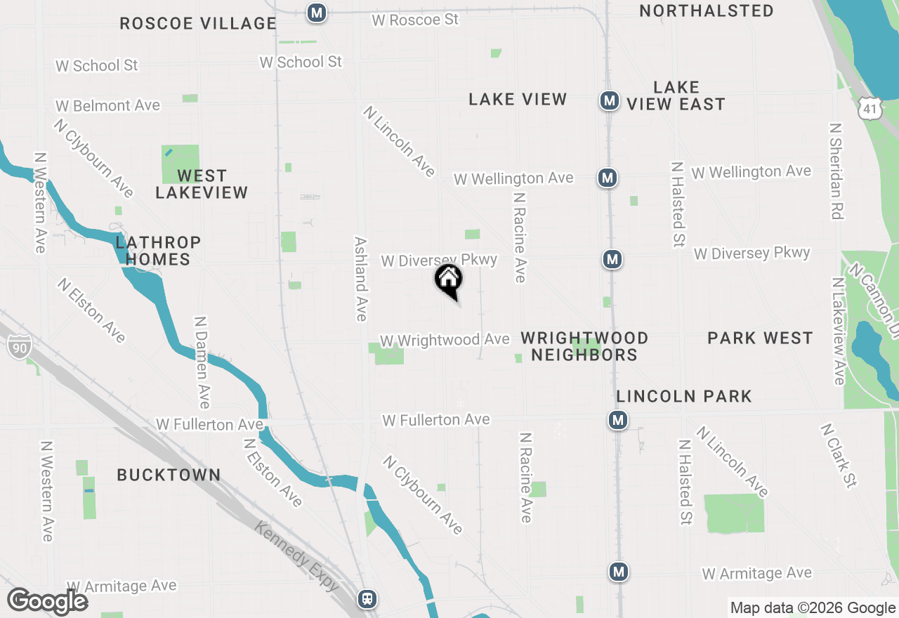 Map of 2647 N Southport Avenue #A, Chicago, IL 60614