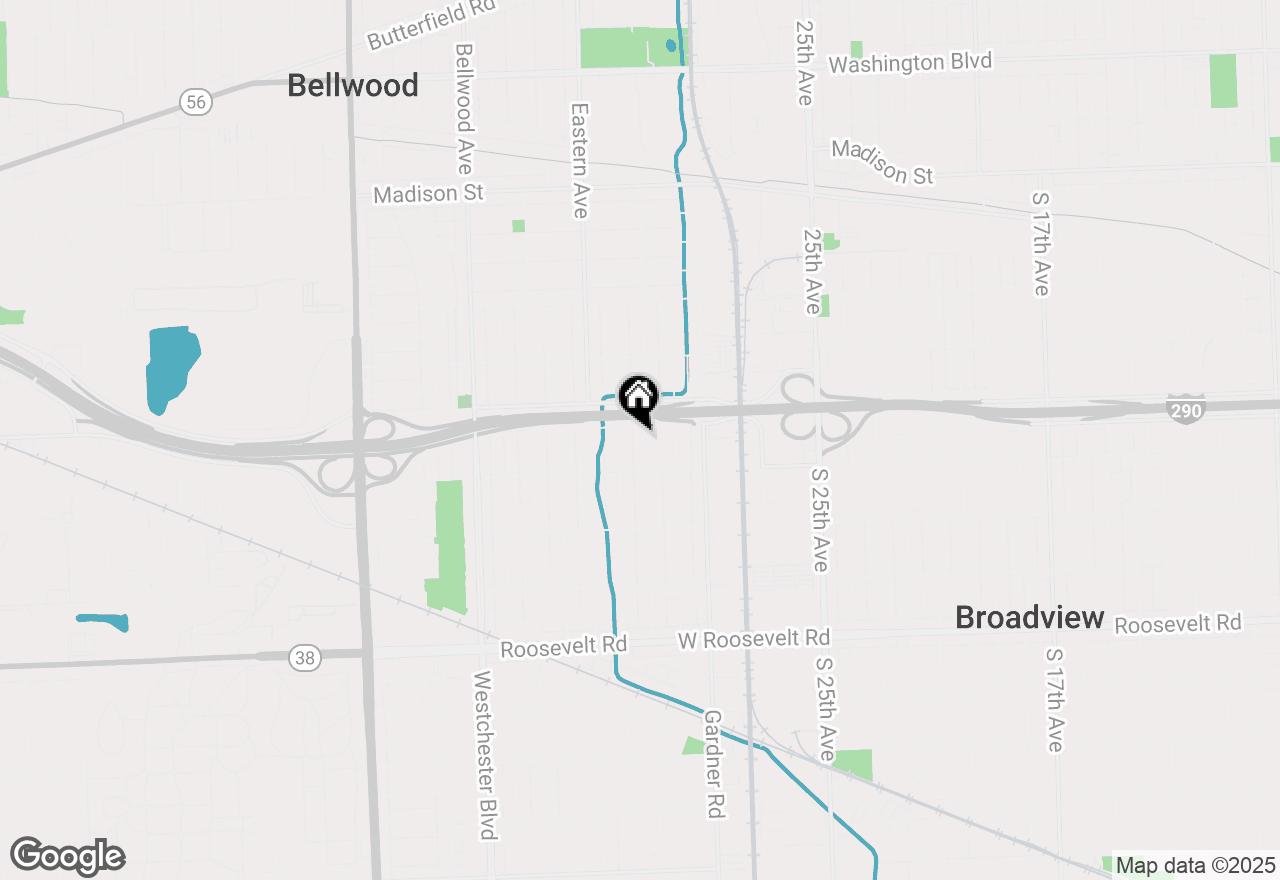 Map of 626 Manchester Avenue, Westchester, IL 60154