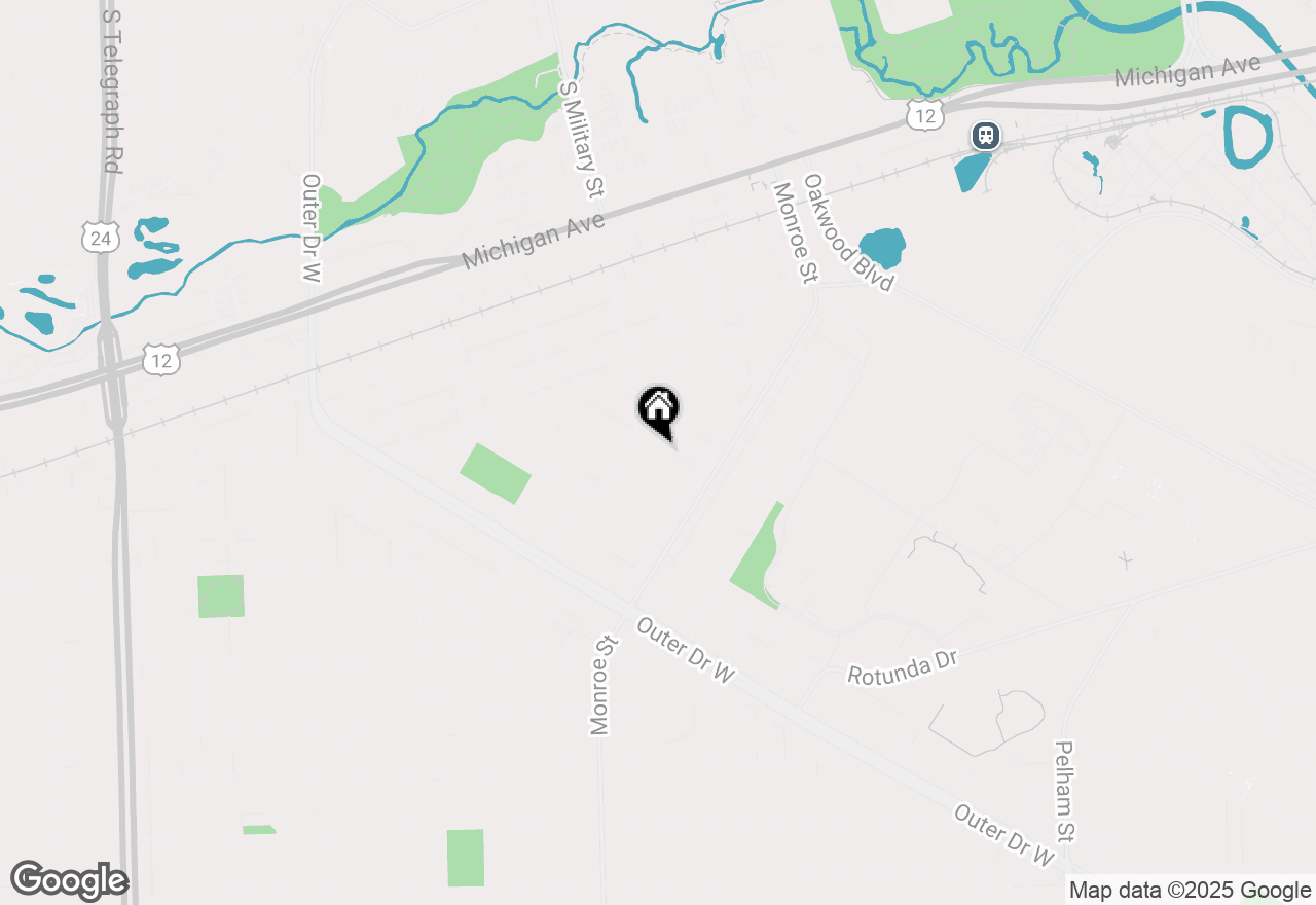 Map of 22200 Gregory Street, Dearborn, MI 48124