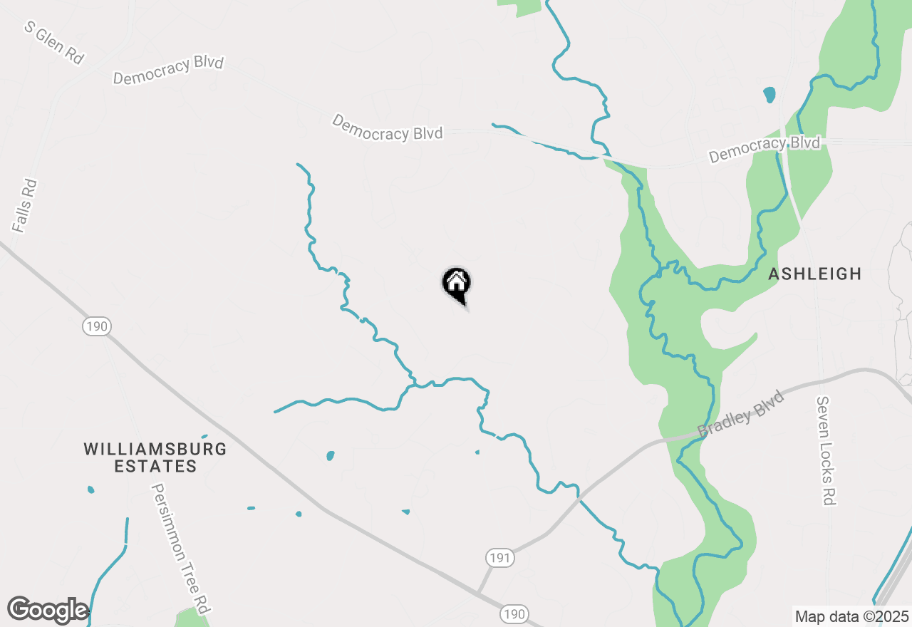 Map of 8805 Mary Mead Court, Potomac, MD 20854