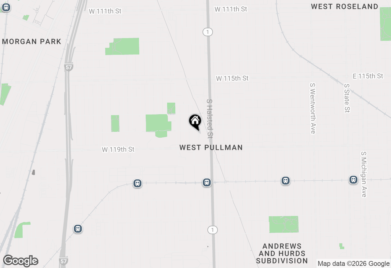 Map of 11807 S Peoria Street, Chicago, IL 60643