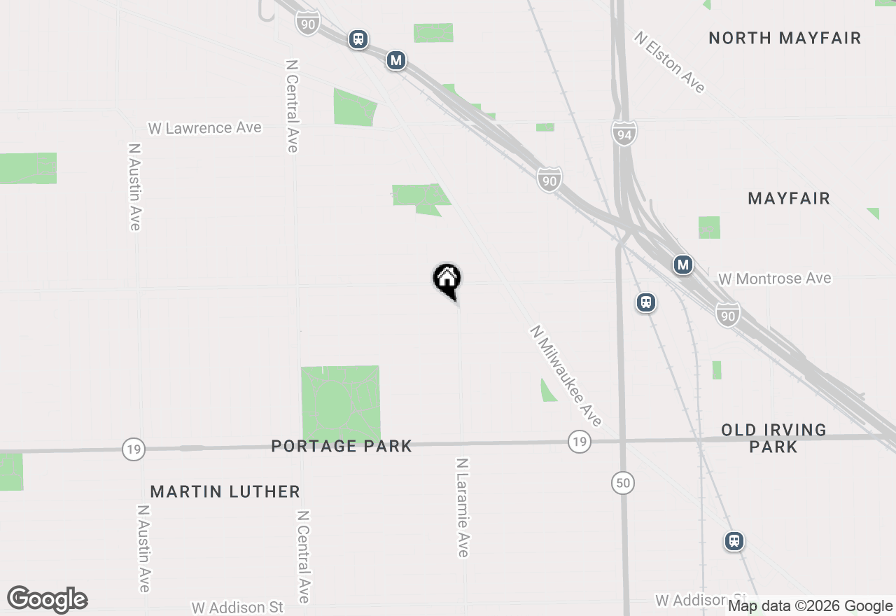 Map of 5215 W Pensacola Avenue, Chicago, IL 60641