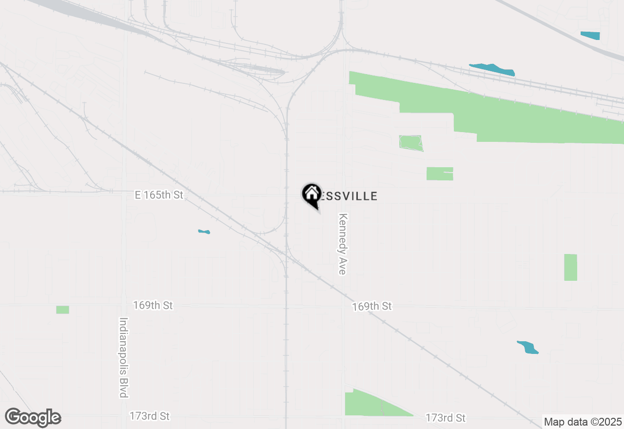 Map of (Address confidential), Hammond, Indiana 46323