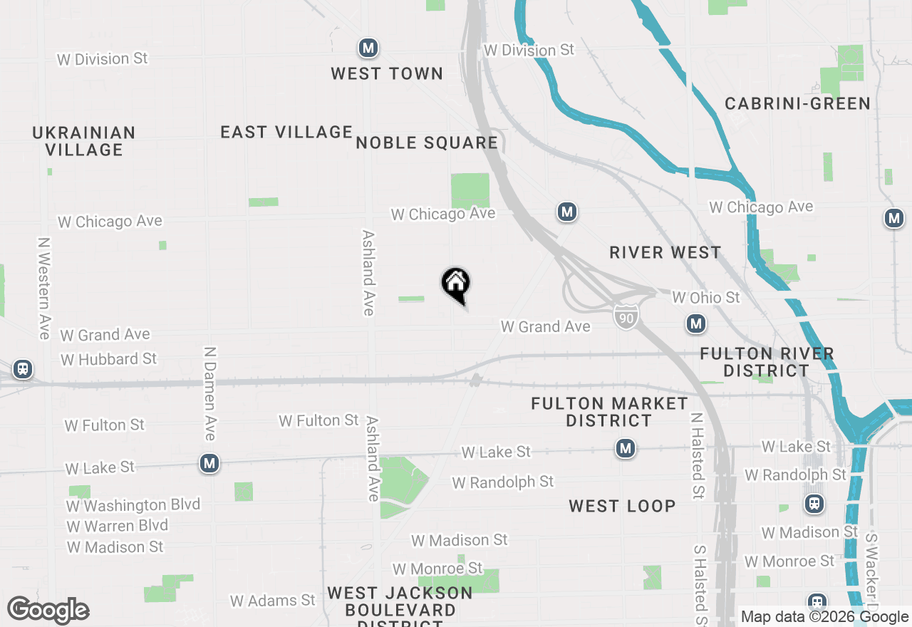 Map of 515 N Noble Street #310, Chicago, IL 60642