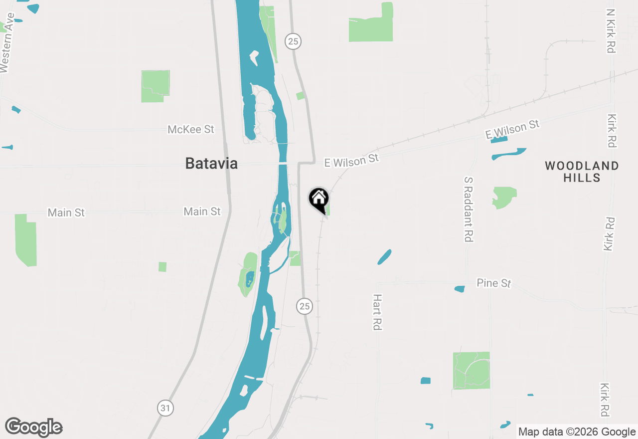 Map of 218 Laurel Street, Batavia, IL 60510